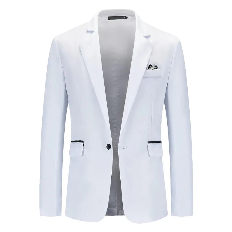 Blazer masculino Monterali MT193 com corte ajustado, tecido respirável e acabamento refinado. Ideal para reuniões, eventos sociais e combinações casuais.