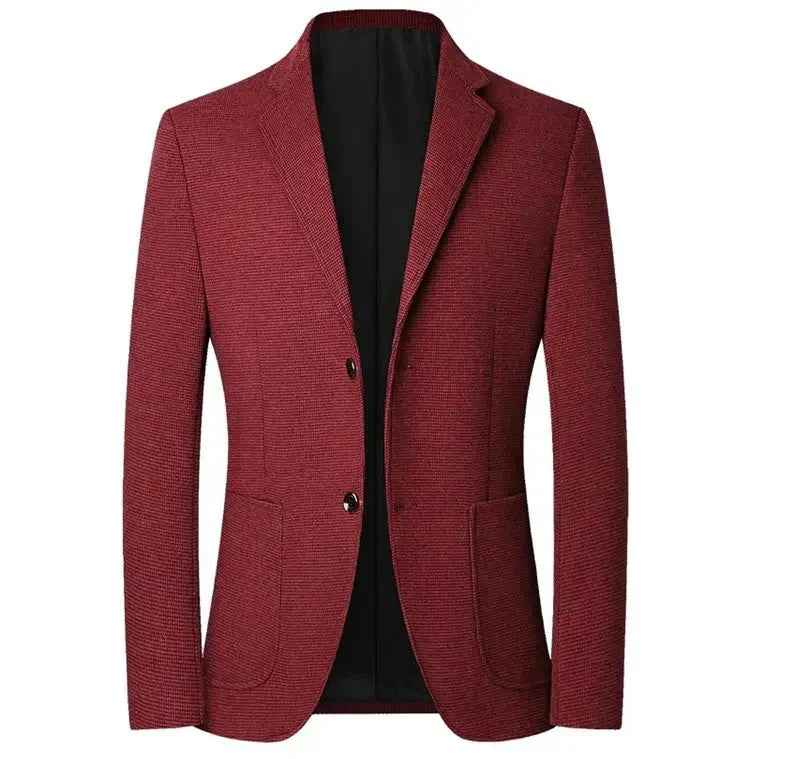 Blazer masculino Monterali MT030 com algodão leve, caimento ajustado e visual sofisticado. Ideal para eventos formais ou produções casuais elegantes.