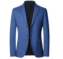 Blazer masculino Monterali MT030 com algodão leve, caimento ajustado e visual sofisticado. Ideal para eventos formais ou produções casuais elegantes.

